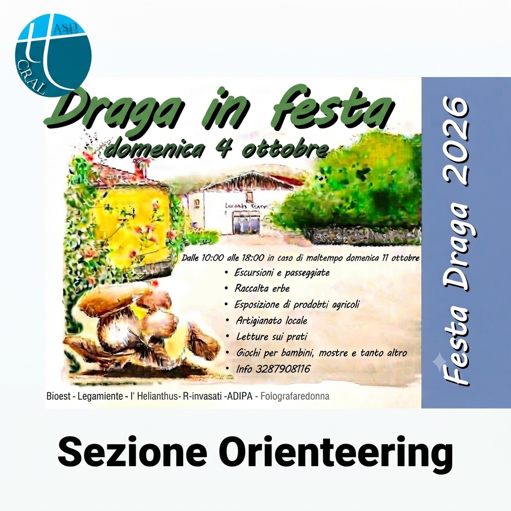 Sezione Orienteering – Draga in festa